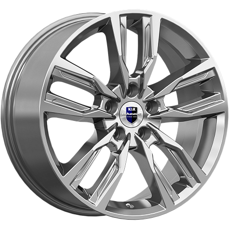 Литой диск K&K Борэй 18x8" 5x114.3мм DIA 66.1мм ET 40мм Дарк платинум