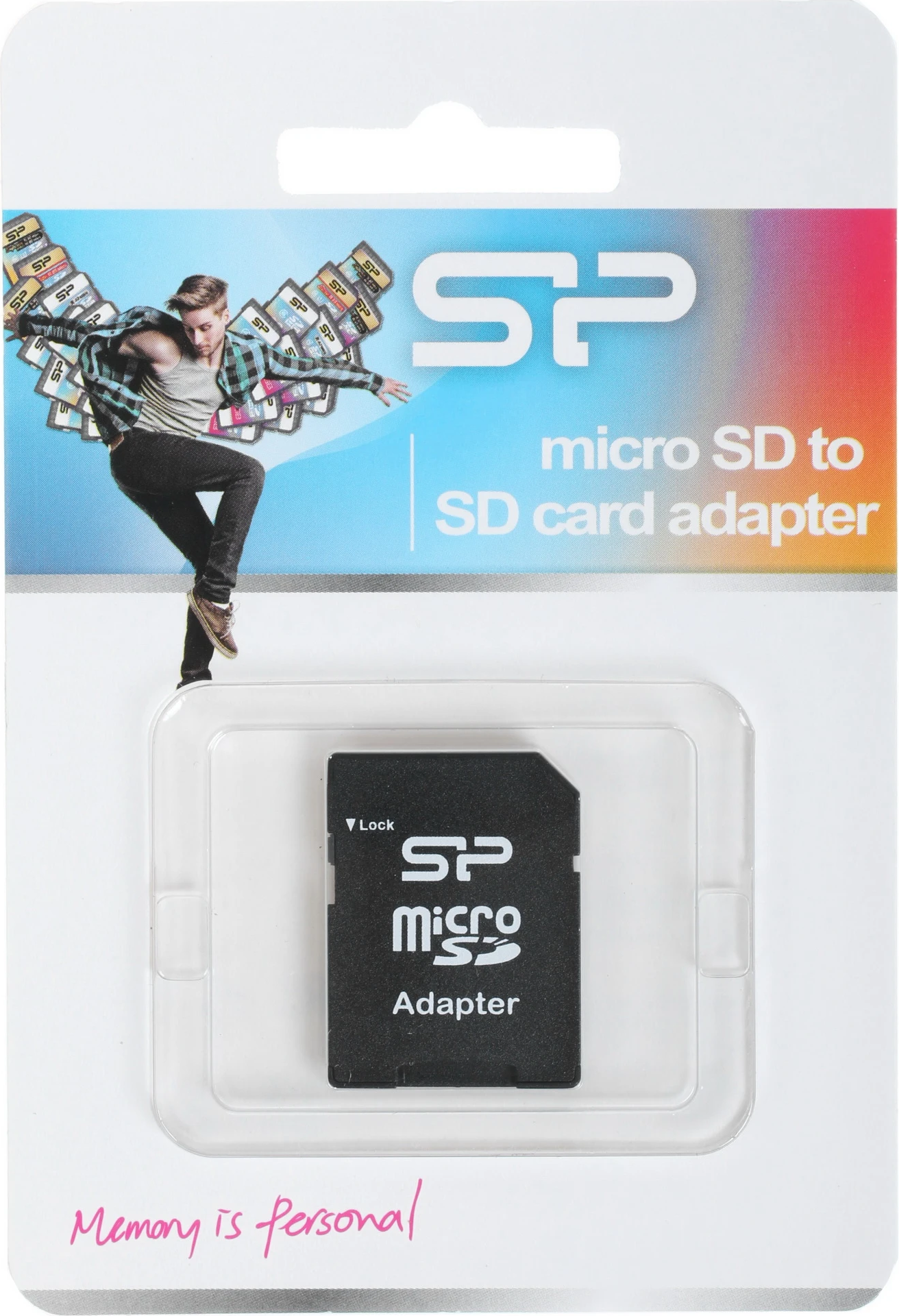 Адаптер для карт памяти SmartBuy micro SD logo Silicon Power Retail / SPATSV10-SP — фото 2