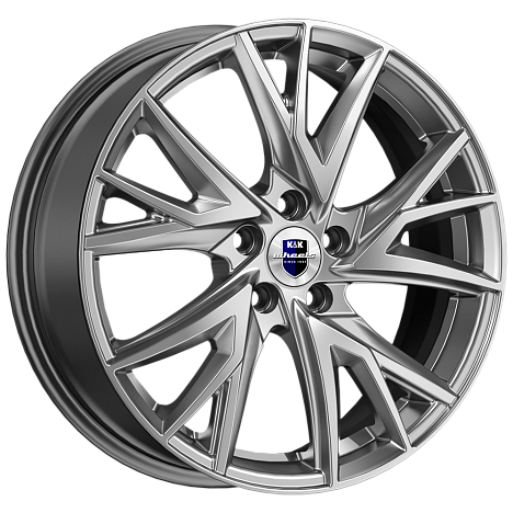 Литой диск K&K Кайлас 18x6.5" 5x112мм DIA 66.6мм ET 38мм Дарк платинум