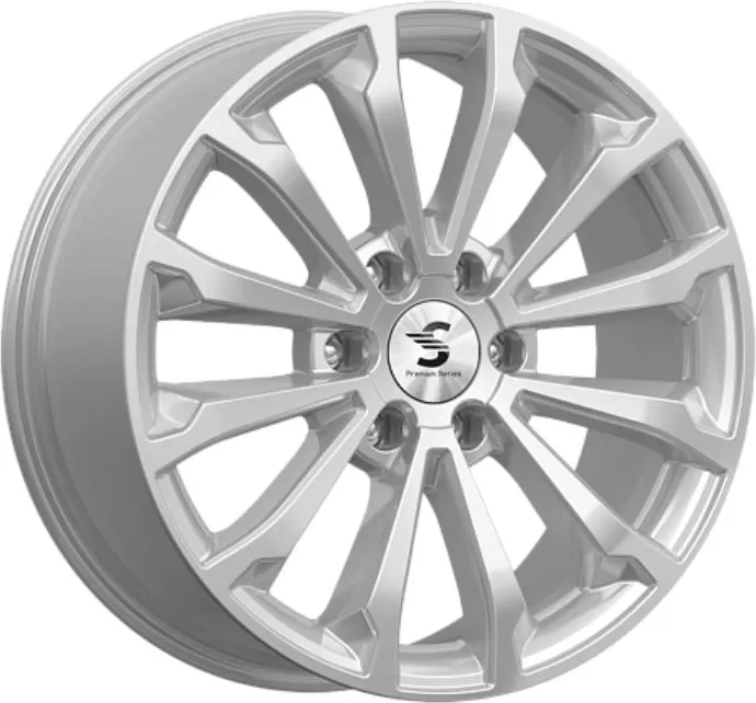 Литой диск K&K Premium КР006 LC Prado 20x8.5" 6x139.7мм DIA 106.1мм ET 25мм (Elite Silver)