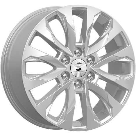 Литой диск K&K Premium КР007 Pajero Sport 20x8" 6x139.7мм DIA 67.1мм ET 38мм (Elite Silver)