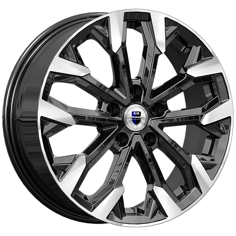 Литой диск K&K Морейн 17x6.5" 5x100мм DIA 67.1мм ET 45мм Алмаз черный
