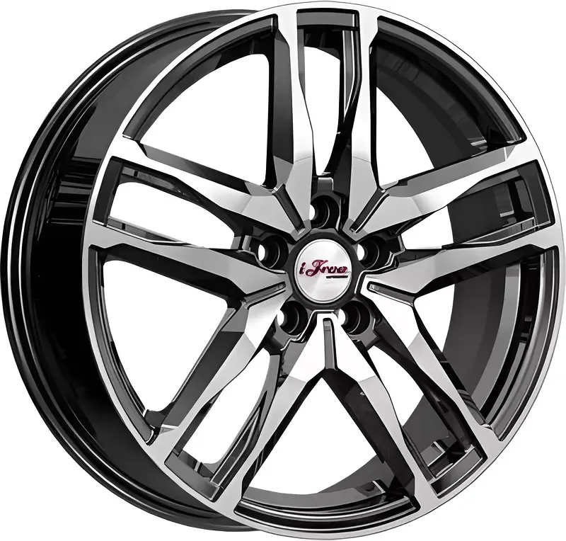 Литой диск iFree Бомбей 18x6.5" 5x114.3мм DIA 67.1мм ET 49мм Блэк джек