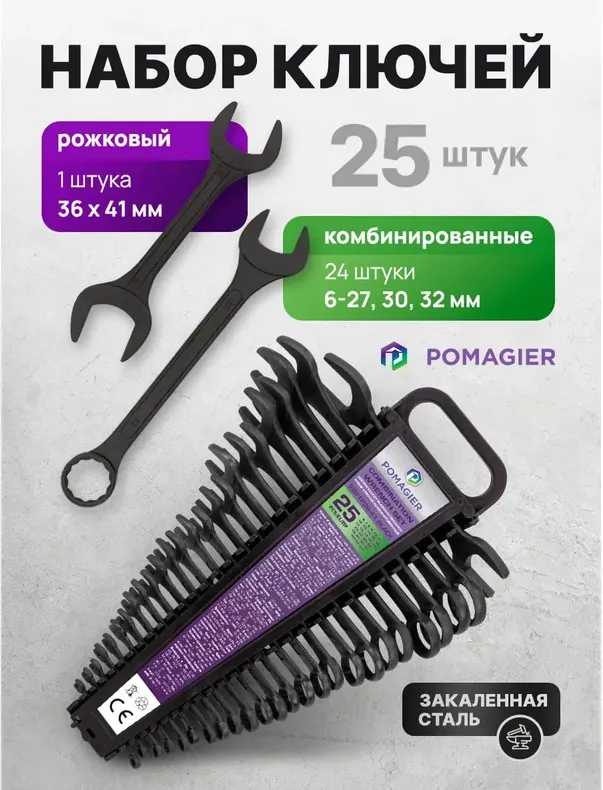 Набор ключей Pomagier POM-5261P36-41 (63662) — фото 2