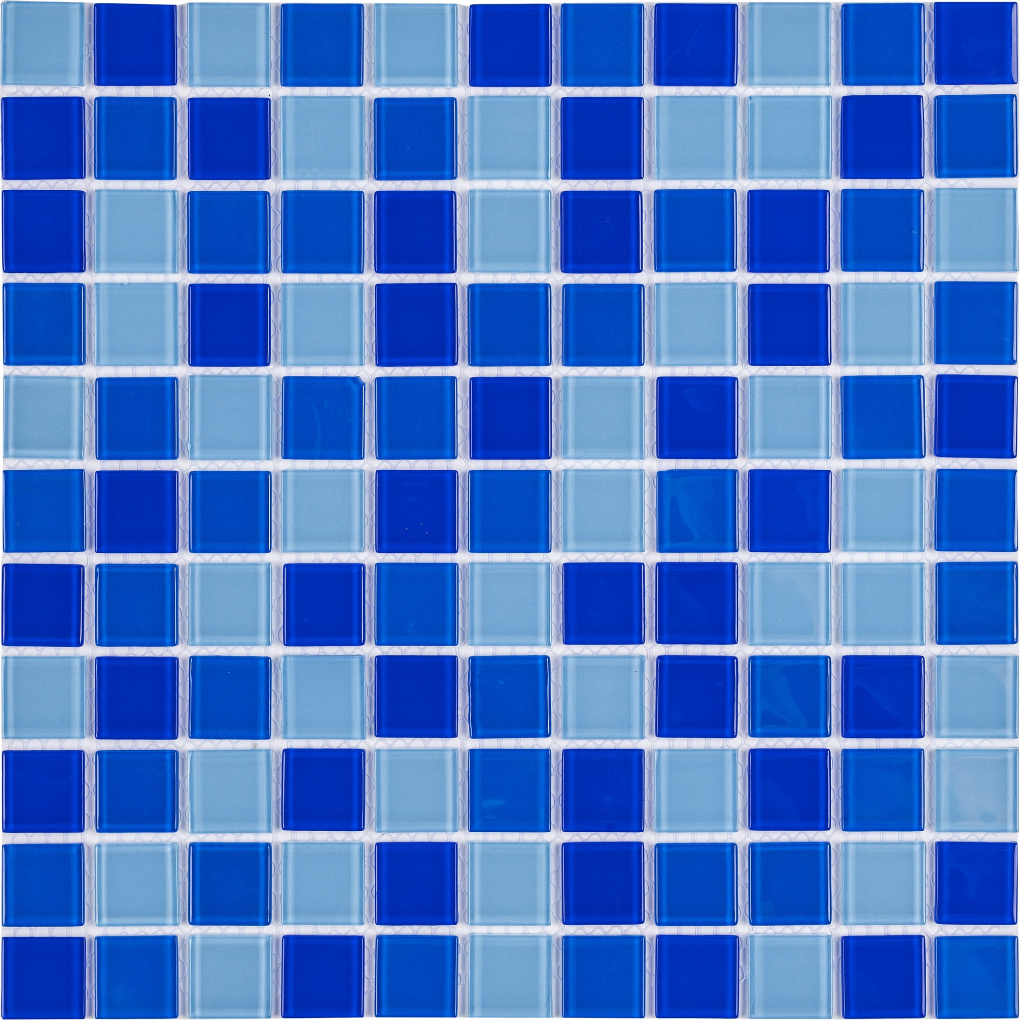 Мозаика Wellerein Crystal Glass S0071 (300x300, синий) — фото 5