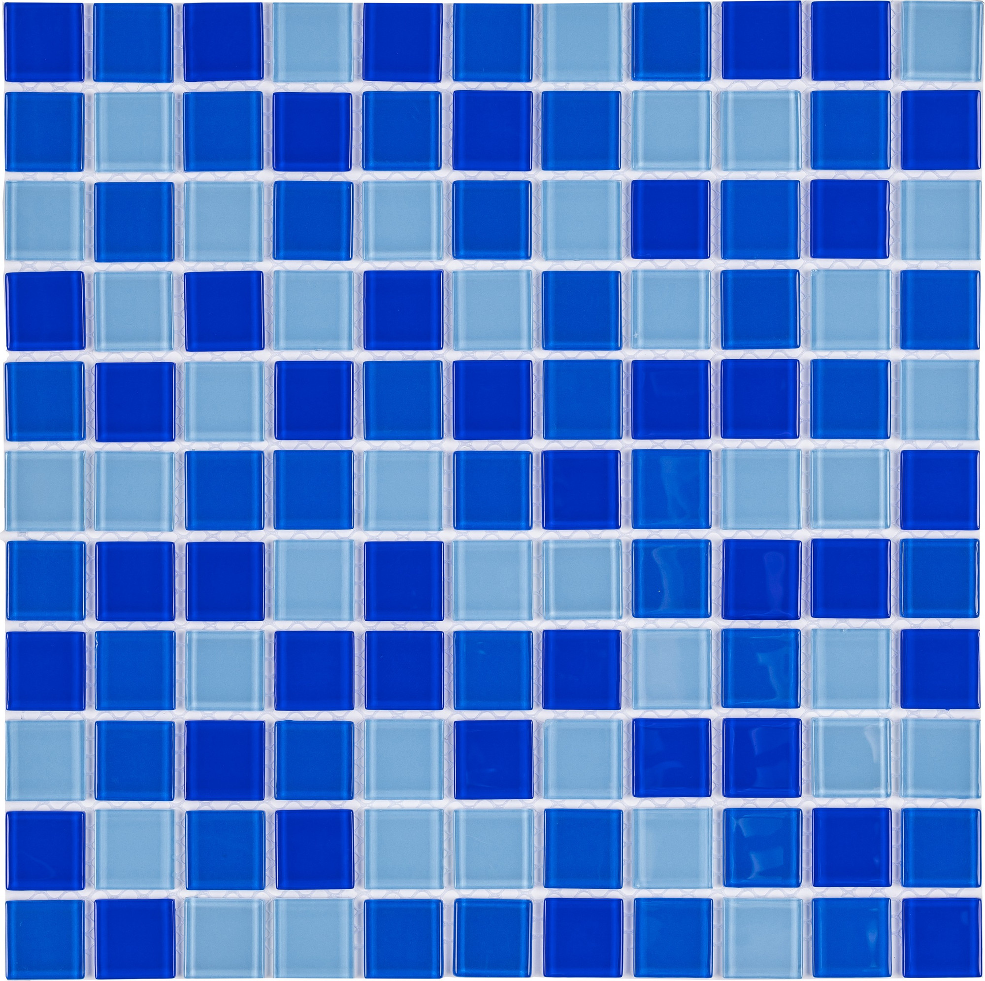 Мозаика Wellerein Crystal Glass S0071 (300x300, синий) — фото 6