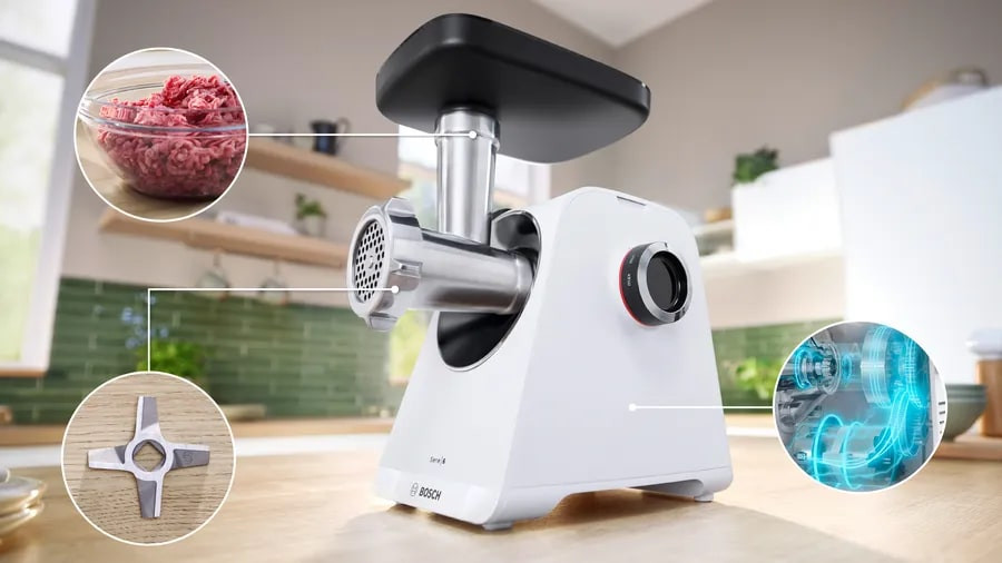 Мясорубка электрическая Bosch MFWS607W — фото 2