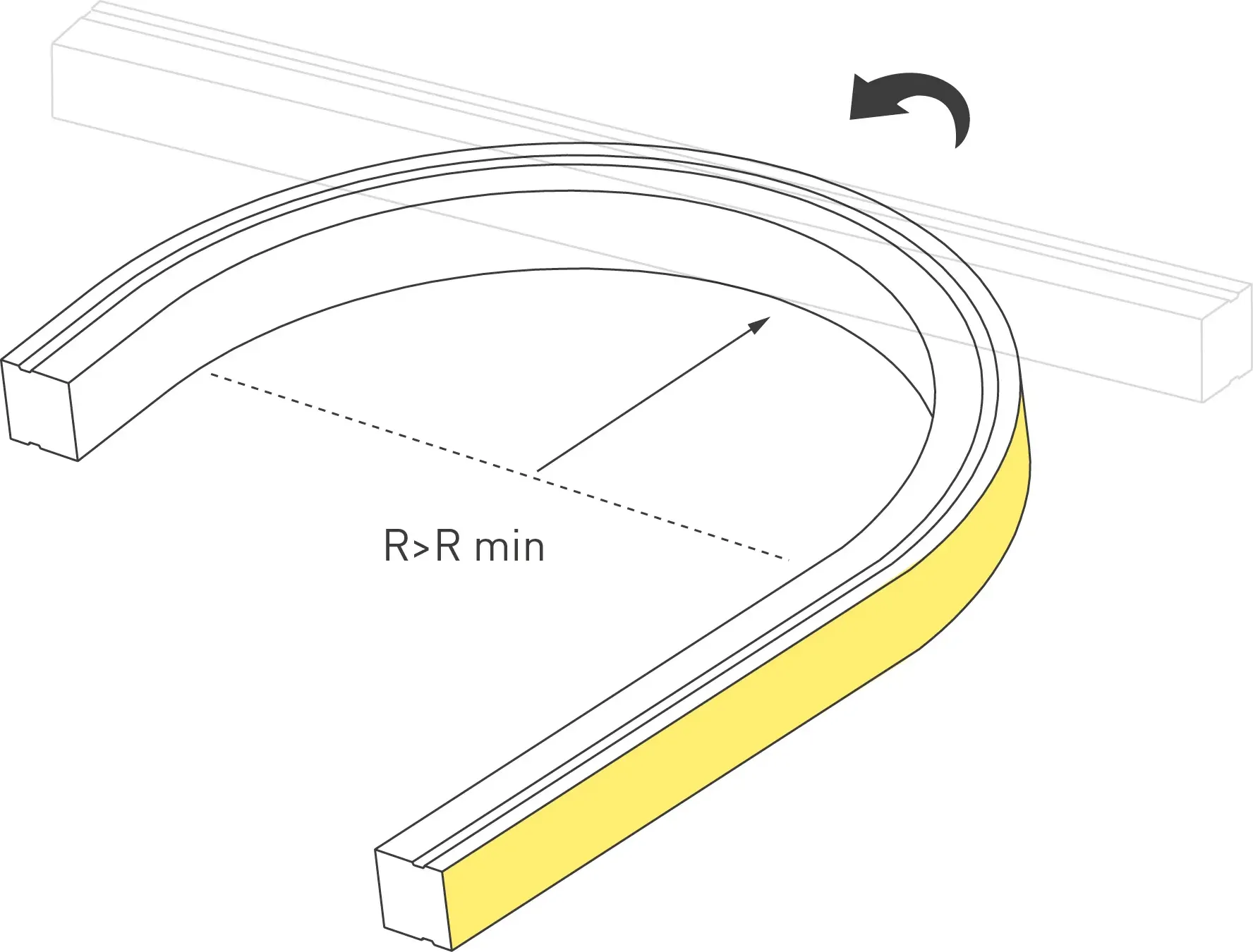 Гибкий неон Arlight MOONLIGHT-TOP-X280-16x16mm 24V Warm3000 / 055601 — фото 2