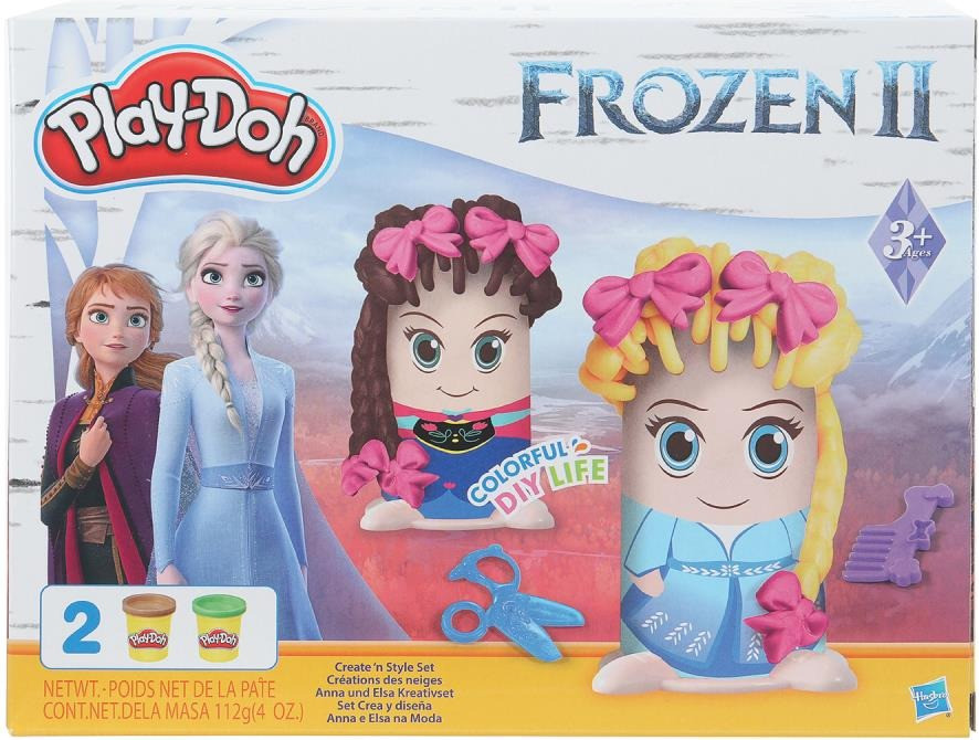 Набор для лепки Play-Doh Creat'n Style Set Frozen / MODCL-124080-PDFR