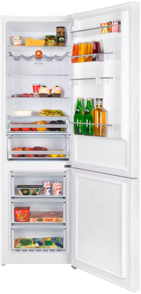 Холодильник с морозильником Maunfeld MFF 200NFW Inverter — фото 4