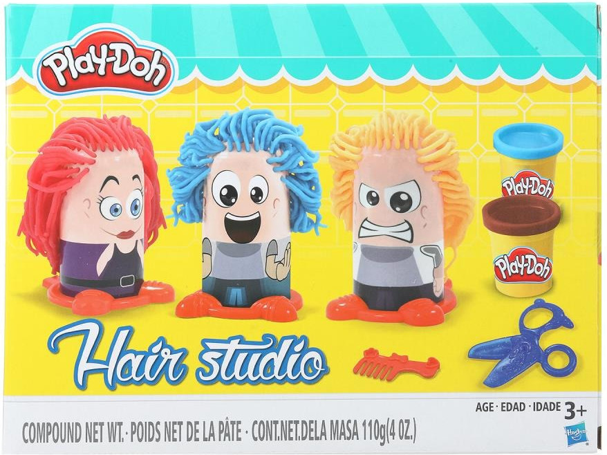 Набор для лепки Play-Doh Hair Studio с формочками / MODCL-123567-PD
