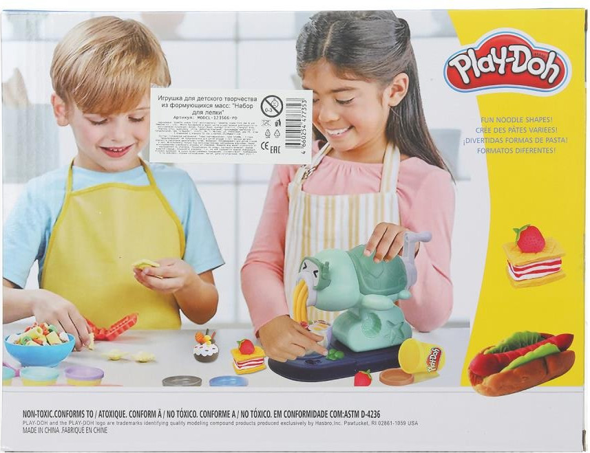 Набор для лепки Play-Doh Noodle Makin'mania с формочками / MODCL-123566-PD — фото 2