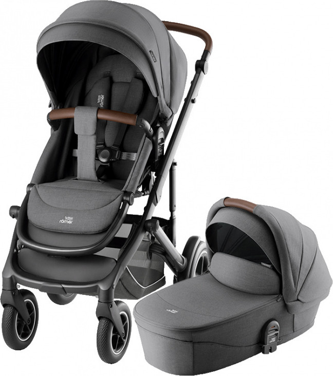 Детская универсальная коляска Britax Romer 2в1 Smile 5z, Style / SM37902 (Mineral Grey) — фото 3