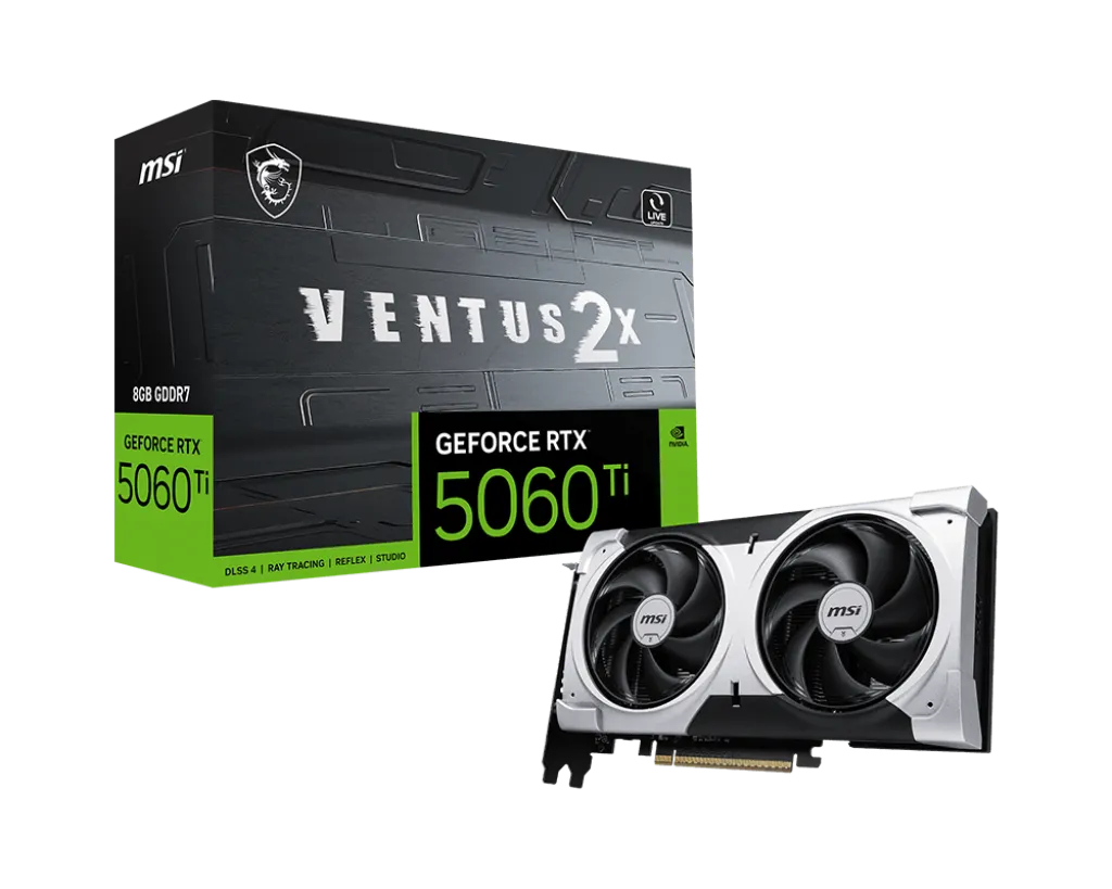 Видеокарта MSI RTX 5060 Ti 8G Ventus 2X Plus — фото 5
