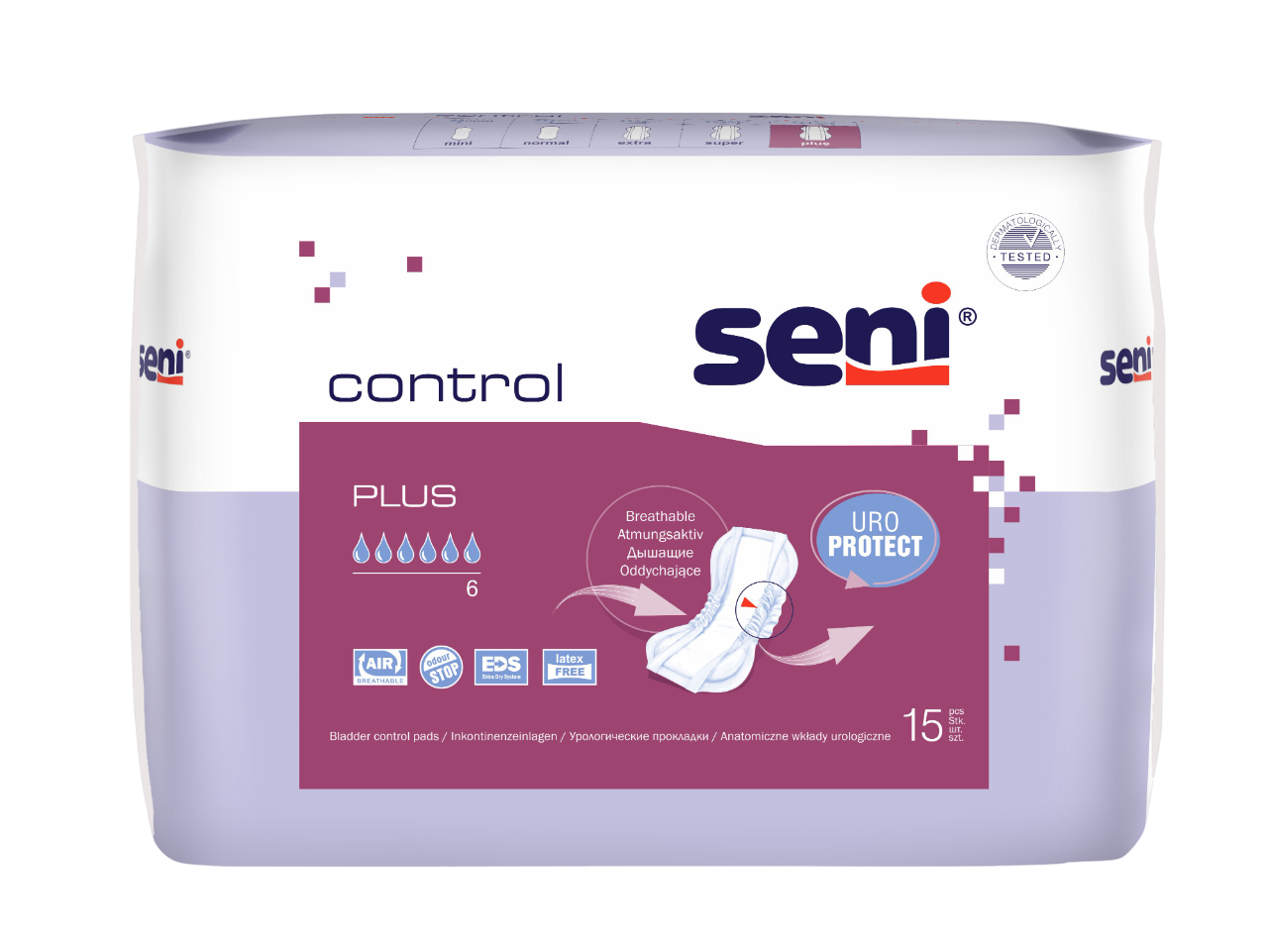 Прокладки урологические Seni Control Plus (4x15шт) — фото 2