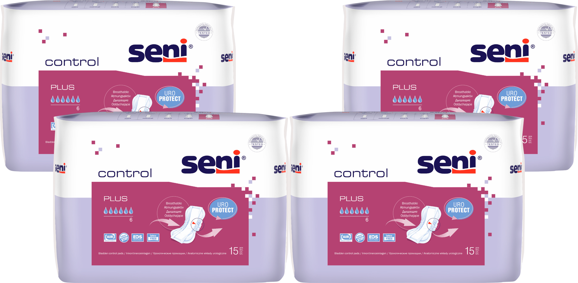 Прокладки урологические Seni Control Plus (4x15шт)