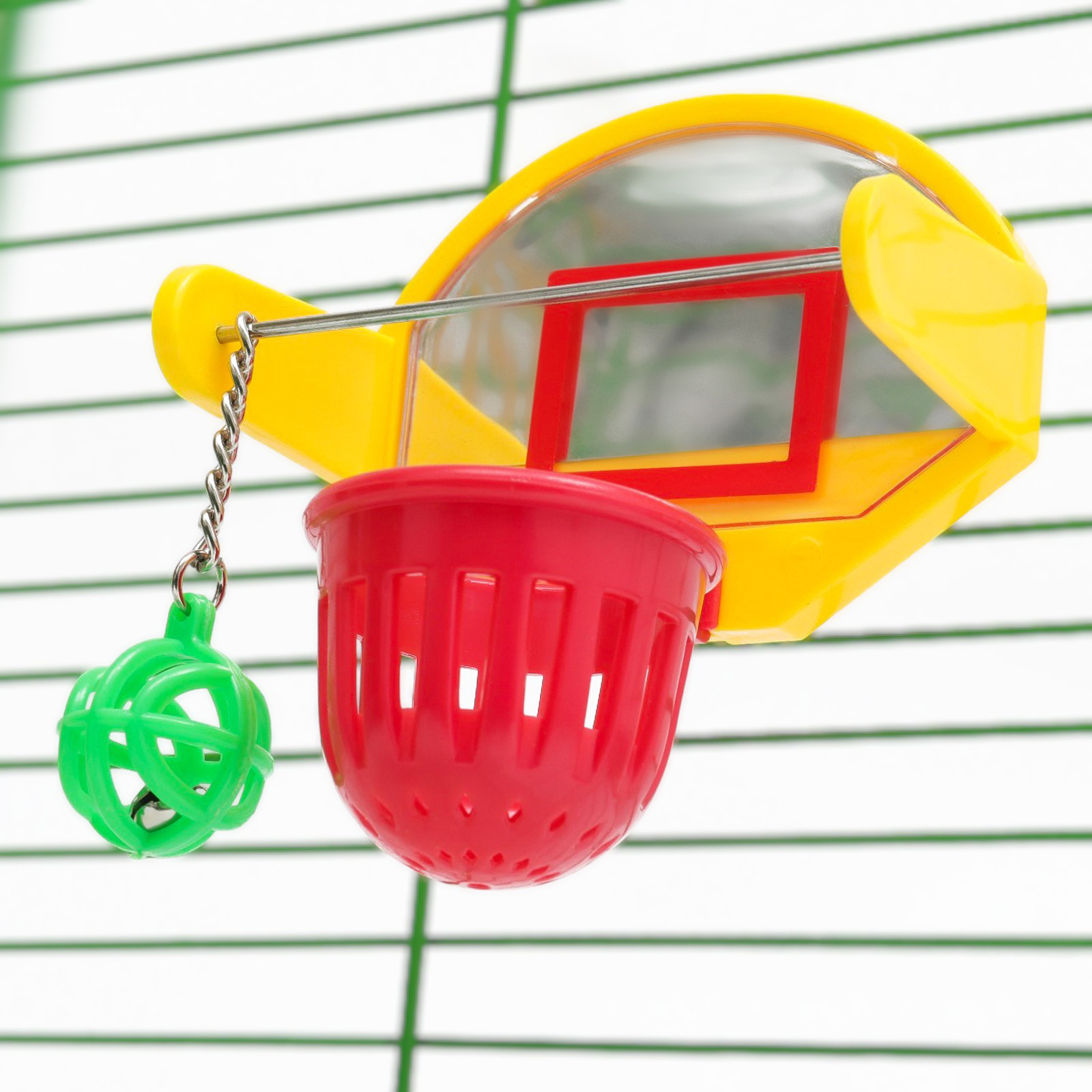 Игрушка для птиц Sima-Land Баскетбольное кольцо / 9188406 — фото 3