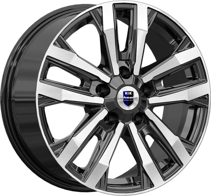 Литой диск K&K Мичиган (KC1107) 18x8" 5x150мм DIA 110.1мм ET 60мм Алмаз черный