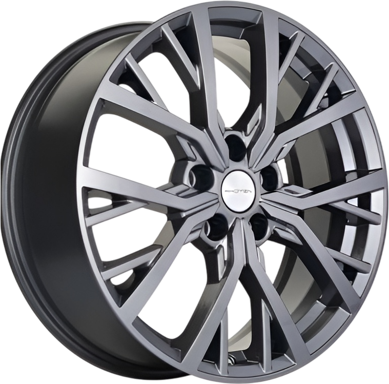 Литой диск Khomen KHW1806 Geely Coolray 18x7" 5x114.3мм DIA 54.1мм ET 50мм Gray