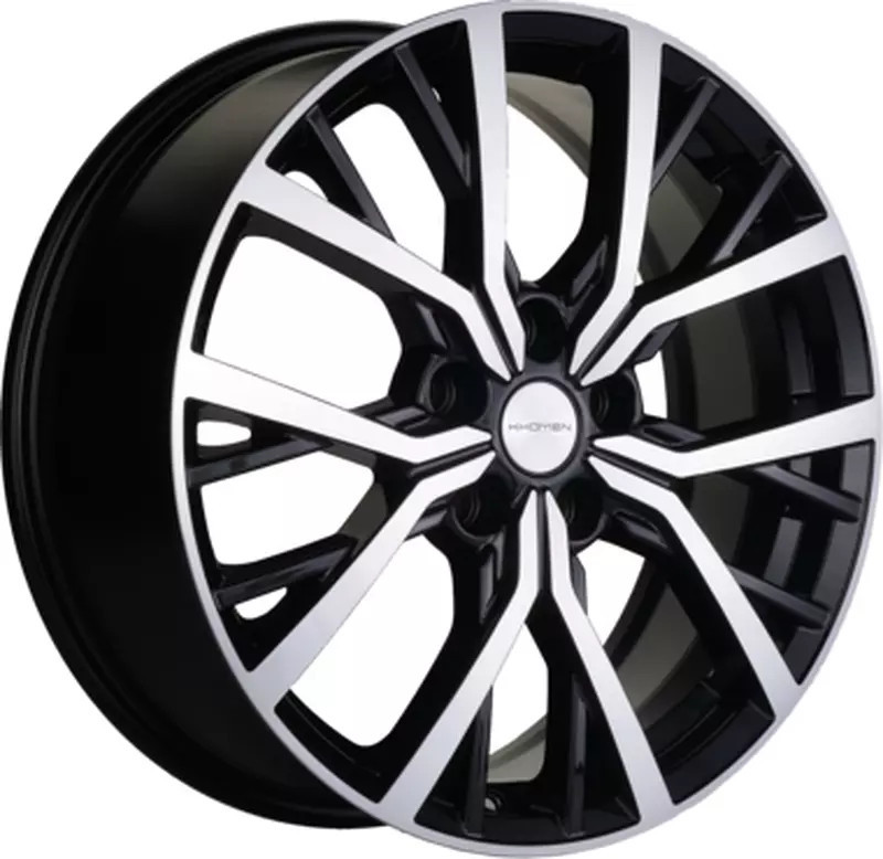 Литой диск Khomen KHW1806 Kodiaq/Tiguan 18x7" 5x112мм DIA 57.1мм ET 43мм (Black FP)