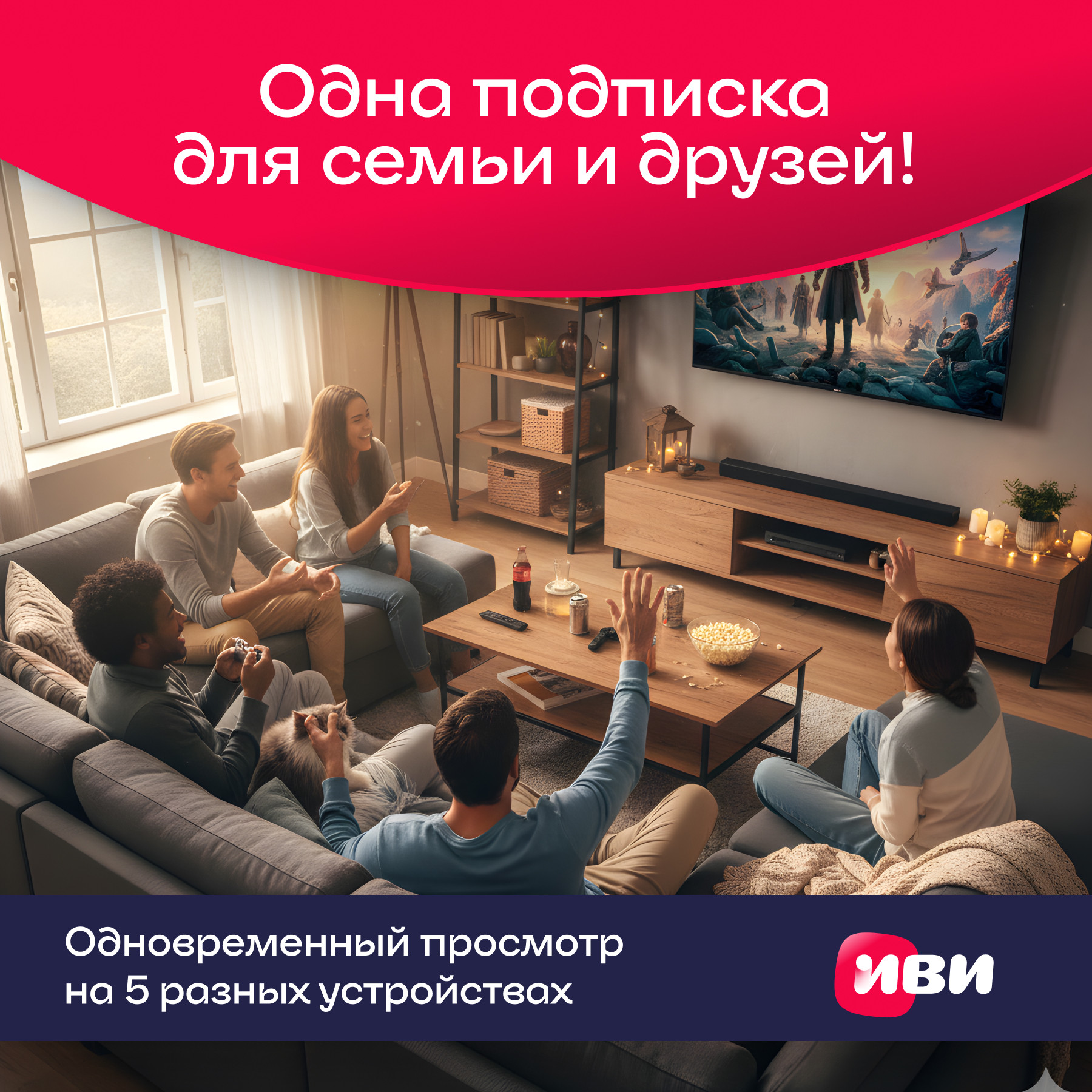 Сертификат доступа на подписку ivi+ 1 месяц — фото 2
