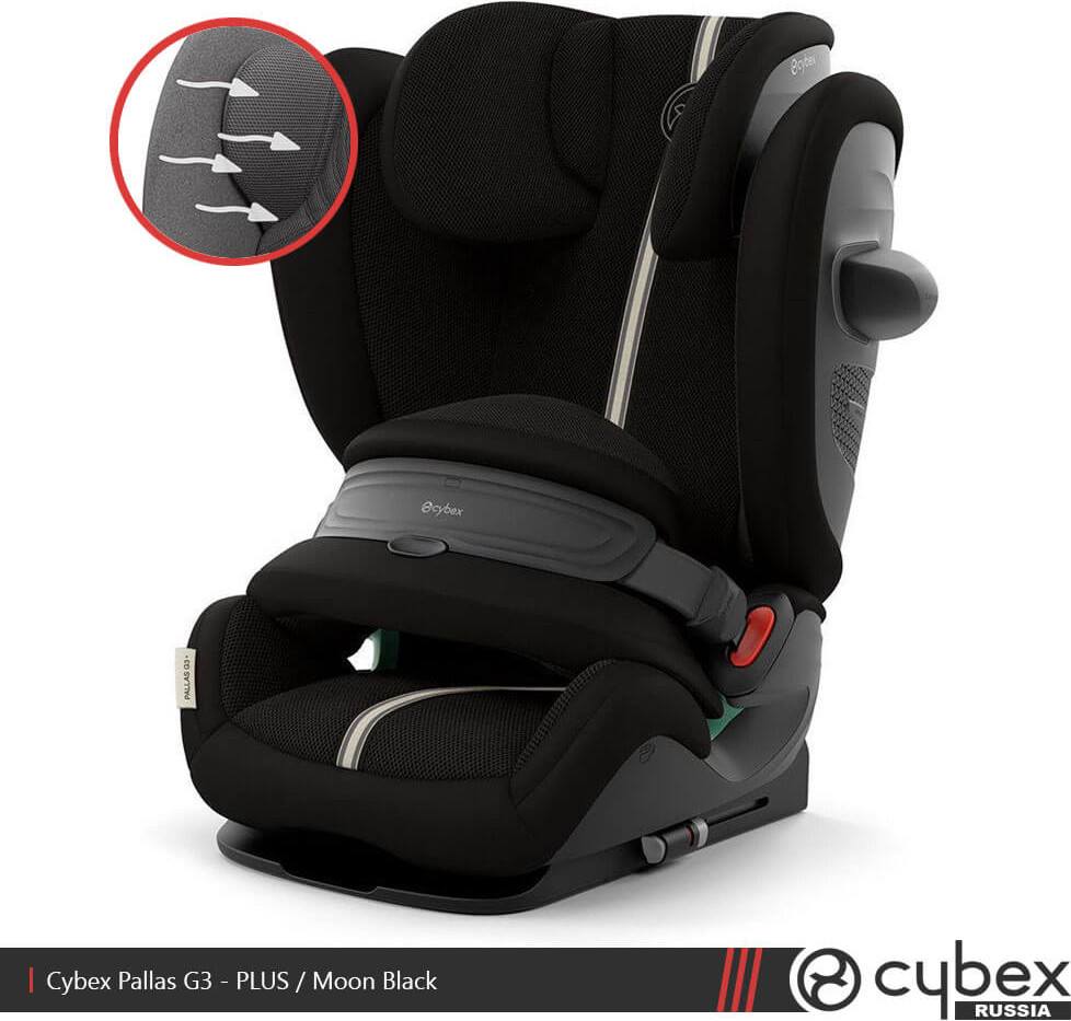 Автокресло Cybex Pallas G3 i-size plus (Moon Black) — фото 6