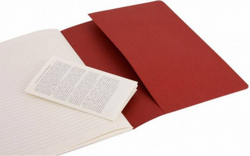 Набор блокнотов Moleskine Cahier Journal XLarge CH121 (3шт, клюквенный) — фото 3