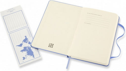 Записная книжка Moleskine Classic Pocket MM710B42 (голубая гортензия) — фото 3