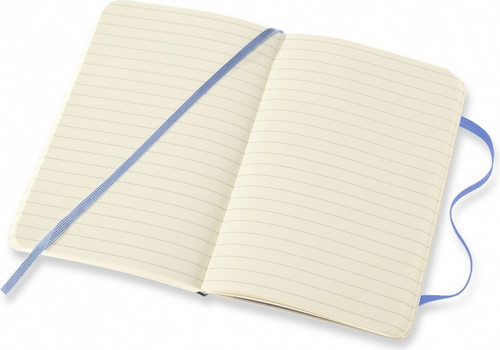 Записная книжка Moleskine Classic Soft Pocket QP611B42 (голубая гортензия) — фото 4