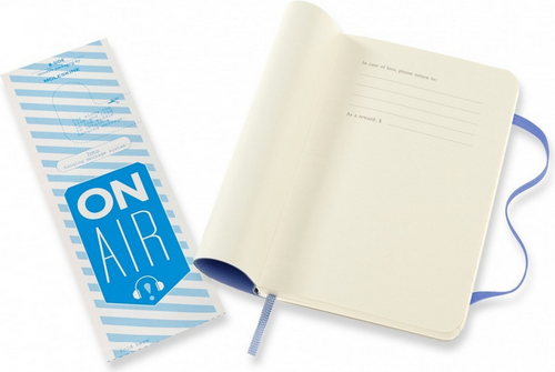 Записная книжка Moleskine Classic Soft Pocket QP611B42 (голубая гортензия) — фото 3