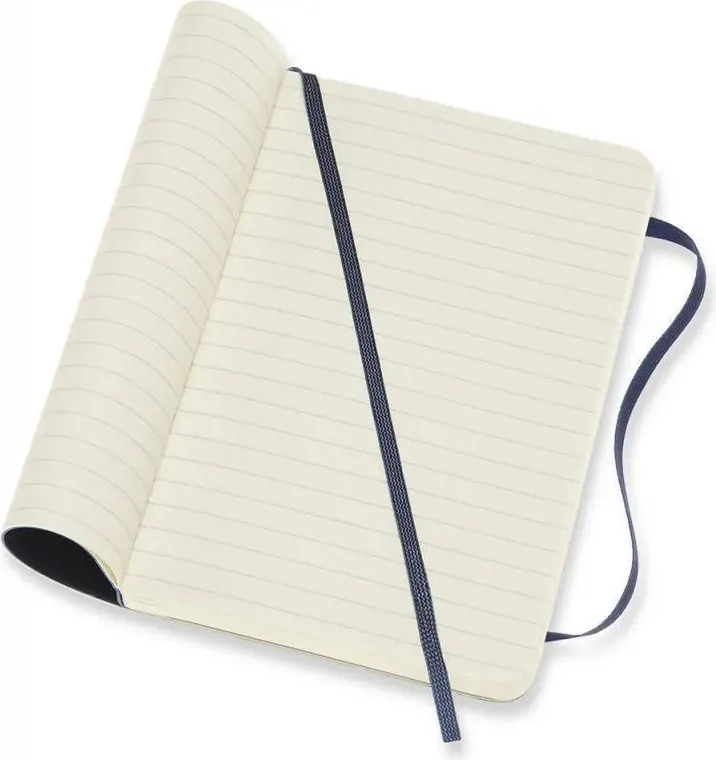 Записная книжка Moleskine Classic Soft Pocket QP611B20 (синий сапфир) — фото 4