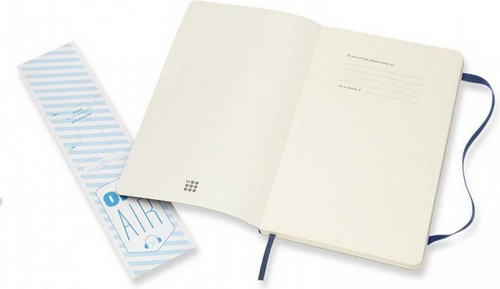 Записная книжка Moleskine Classic Soft Large QP616B20 (синий сапфир) — фото 4