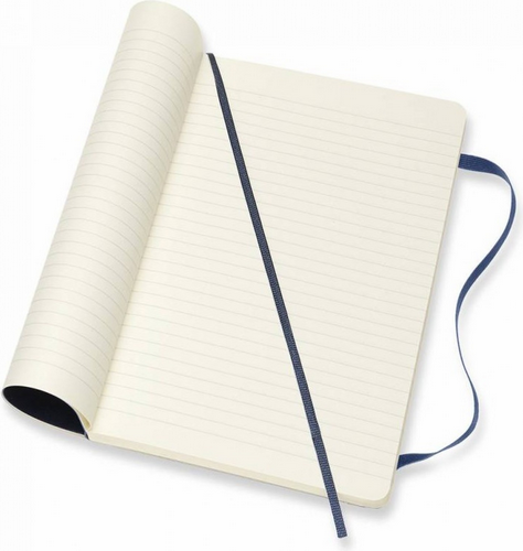 Записная книжка Moleskine Classic Soft Large QP616B20 (синий сапфир) — фото 5