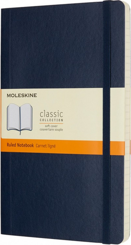 Записная книжка Moleskine Classic Soft Large QP616B20 (синий сапфир)