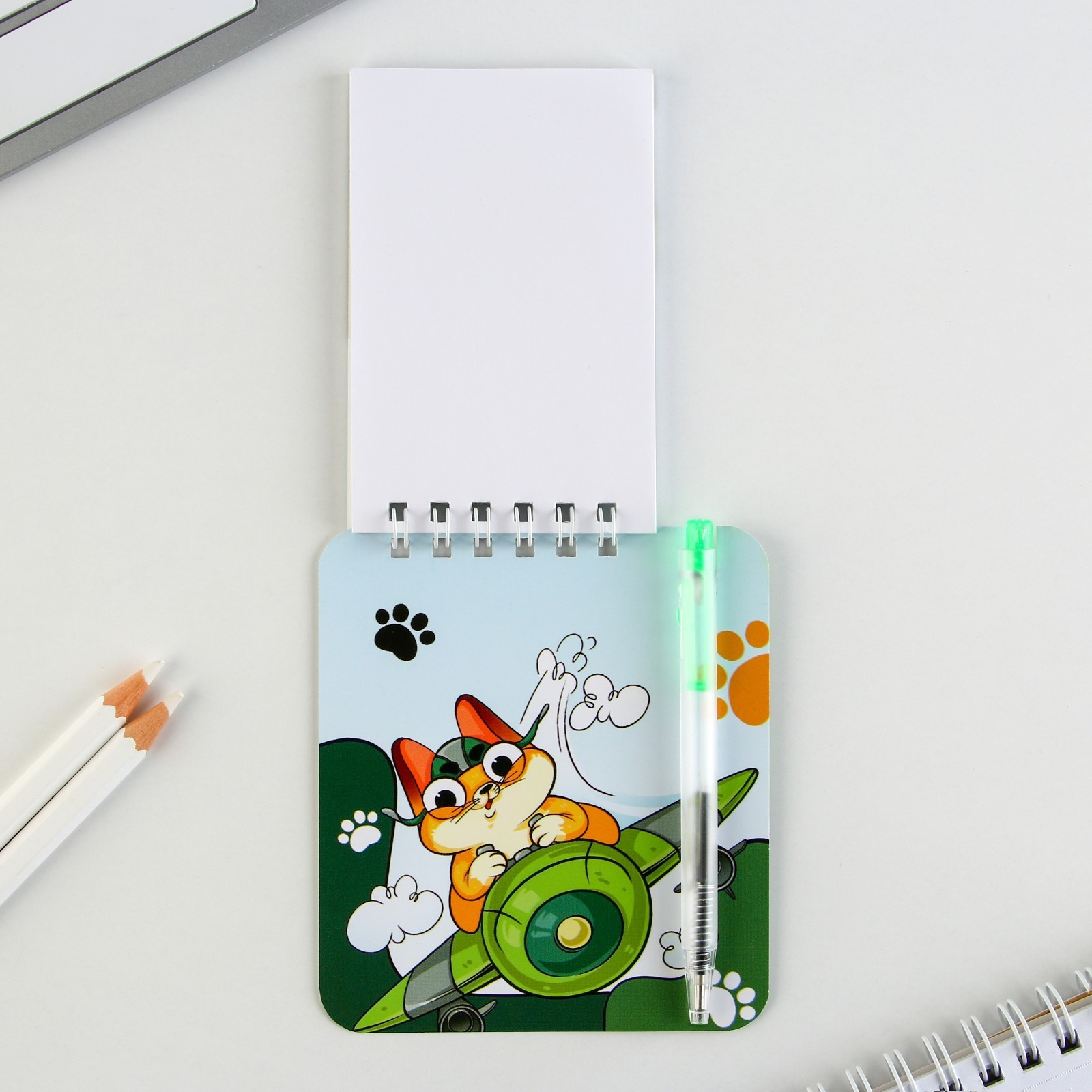 Набор канцелярский подарочный ArtFox С 23 февраля. Кот / 9272693 — фото 6