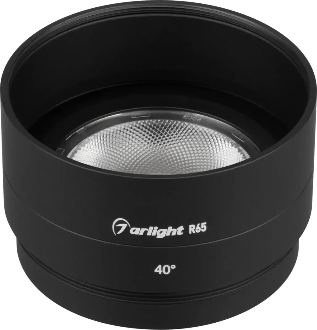 Насадка торцевая для светильника Arlight LGD-ARTIFACT-LENS-R65 BK / 057127