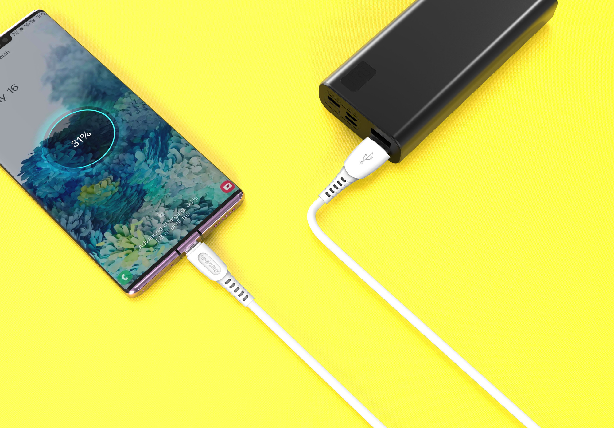 Кабель SmartBuy iK-512-S40w (1м, белый) — фото 3