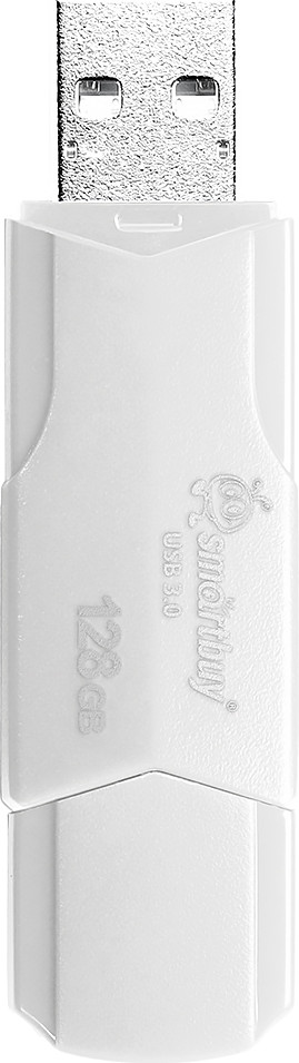 USB flash накопитель SmartBuy Clue / SB128GBCLU-W3 (белый) — фото 3