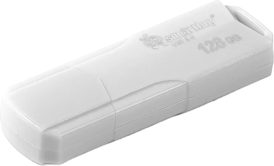 USB flash накопитель SmartBuy Clue / SB128GBCLU-W3 (белый) — фото 2