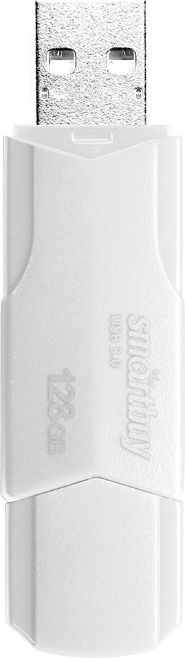 USB flash накопитель SmartBuy Clue / SB128GBCLU-W3 (белый) — фото 4