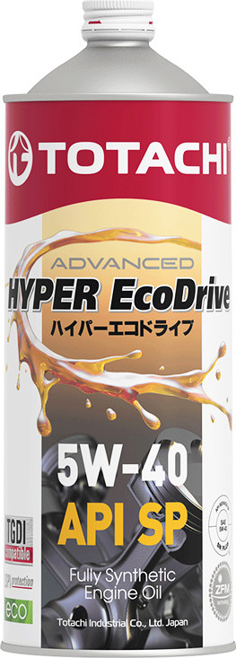 Моторное масло Totachi Hyper Ecodrive 5W40 SP SN/CF / E1501 (1л)