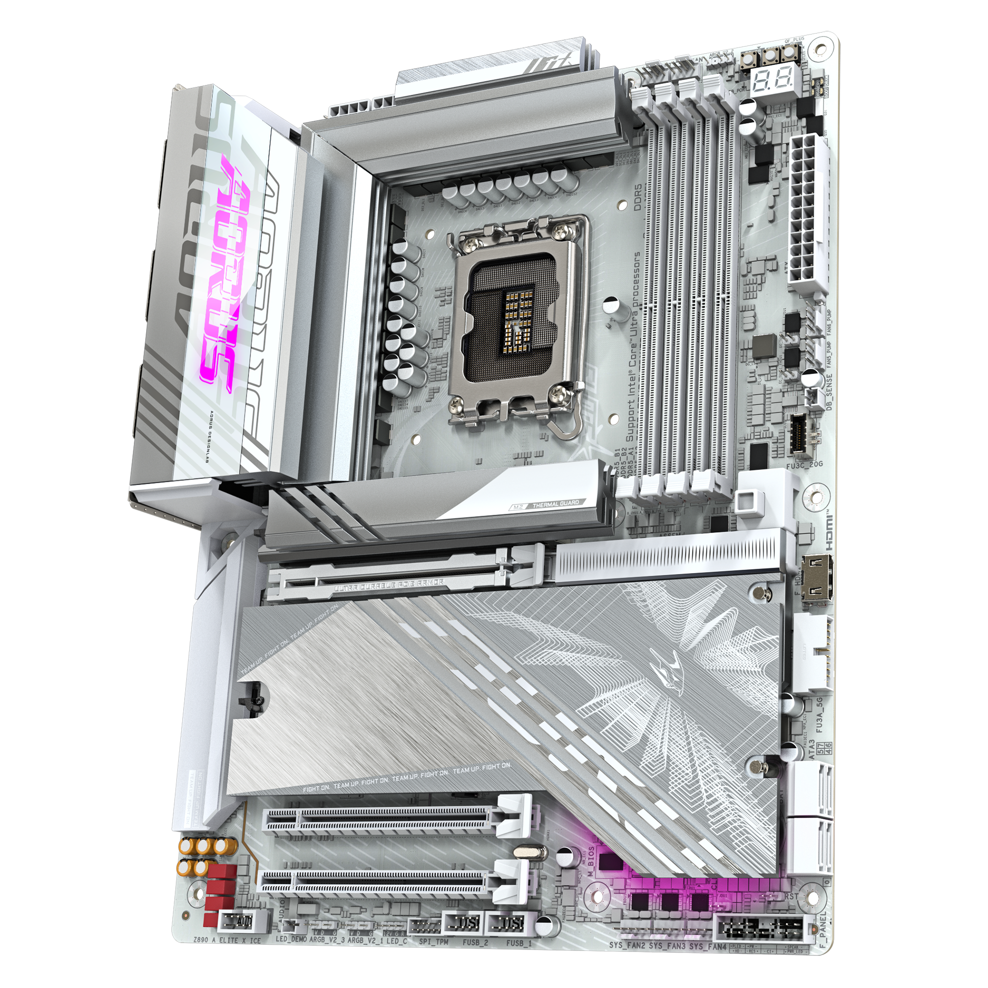 Материнская плата Gigabyte Z890 Aorus Elite X Ice — фото 2