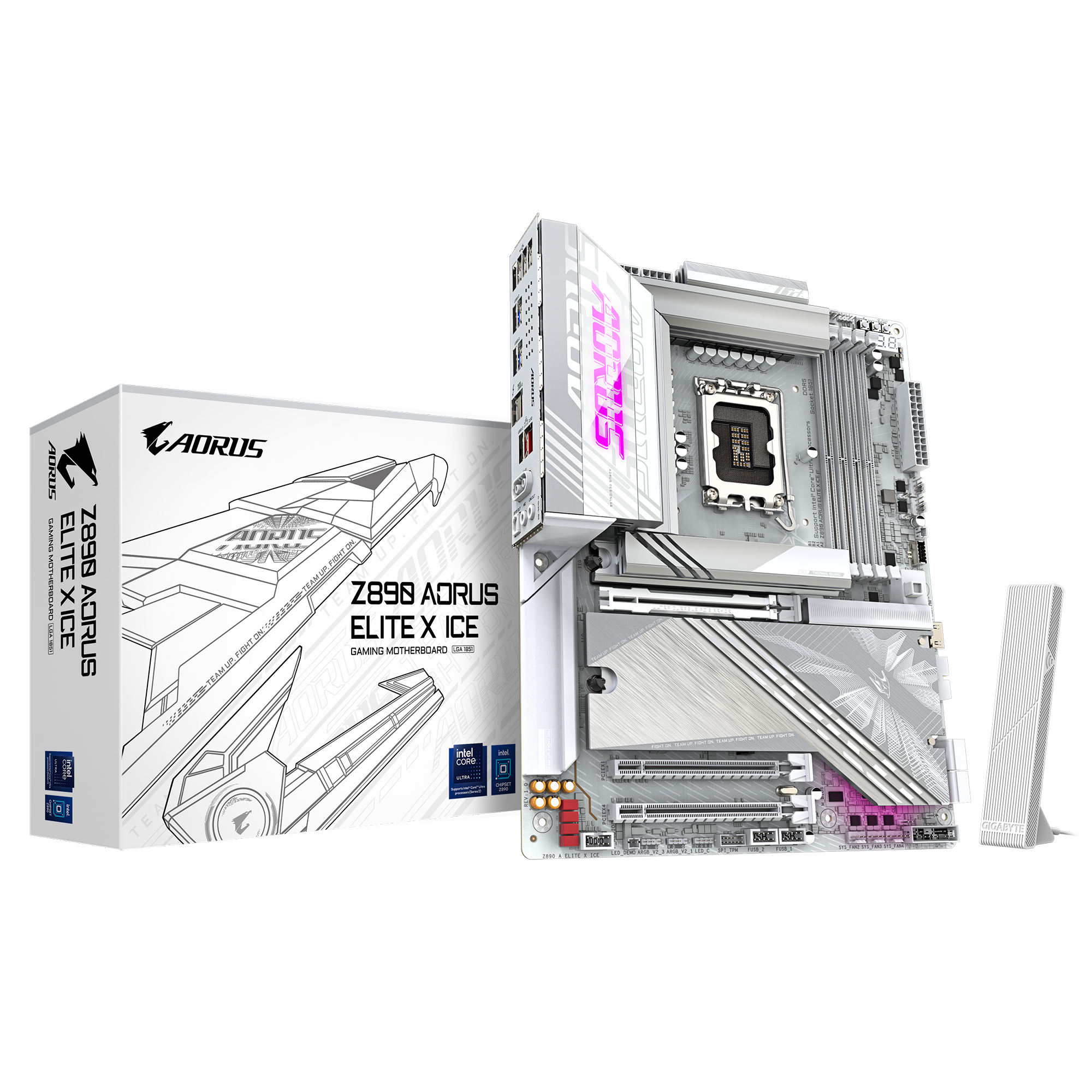 Материнская плата Gigabyte Z890 Aorus Elite X Ice — фото 6