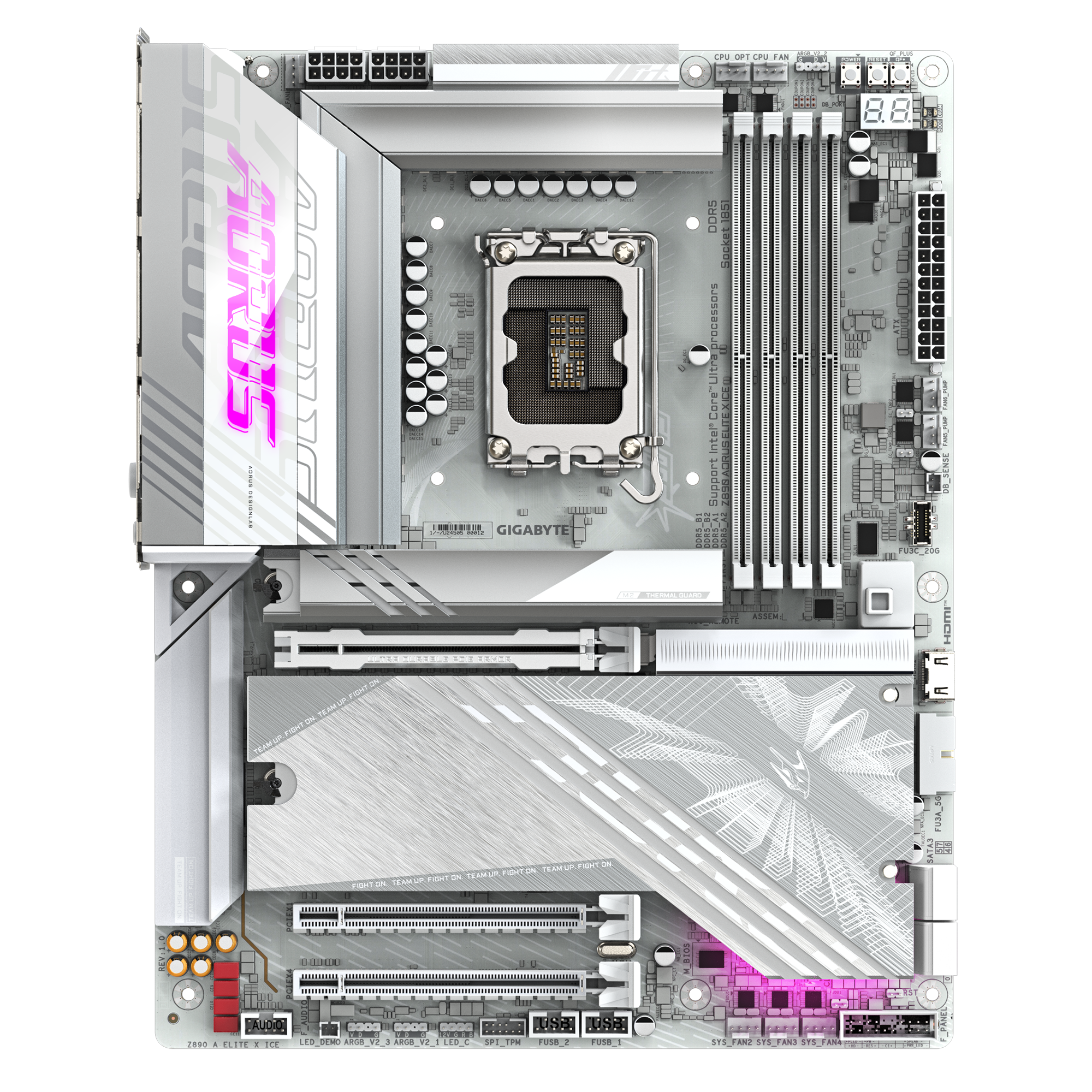 Материнская плата Gigabyte Z890 Aorus Elite X Ice