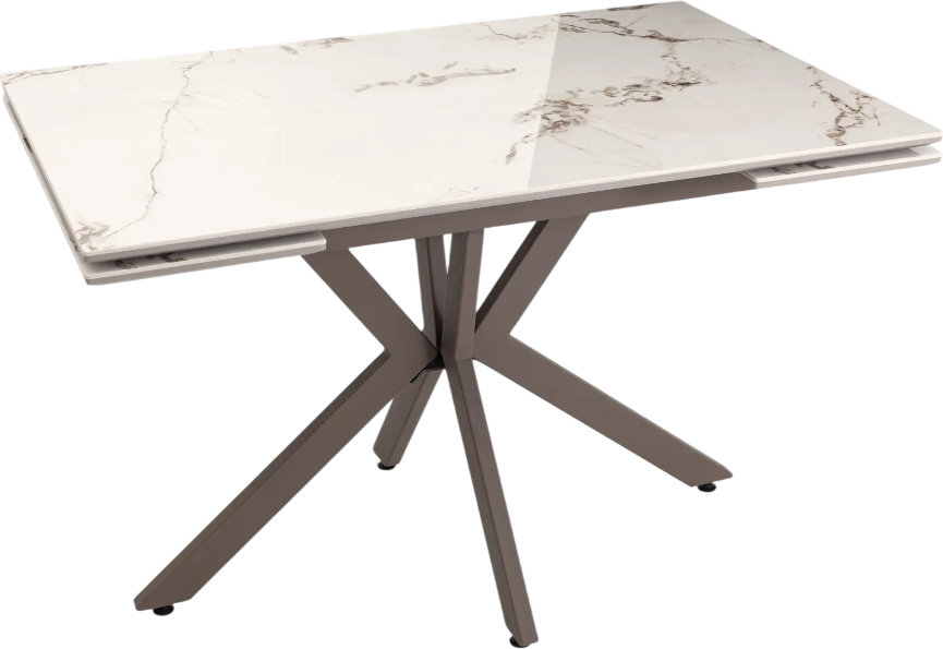 Обеденный стол Stool Group Marmer 120-180x80x76 (капучино)
