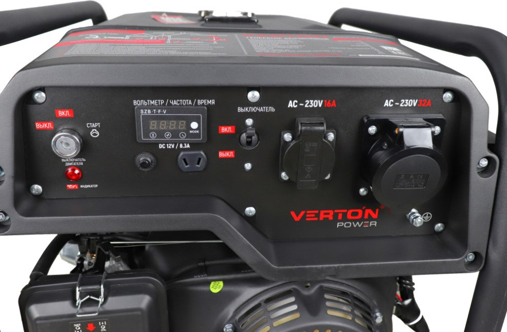 Бензиновый генератор Verton Power GG8500ES / 01.15815.15820 — фото 6