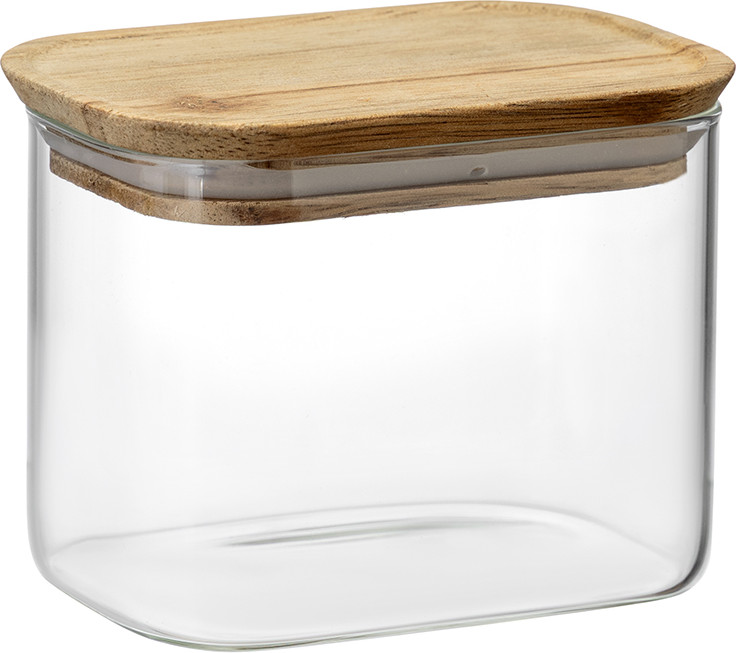 Емкость для хранения Smart Solutions Glass Acacia SS0000344