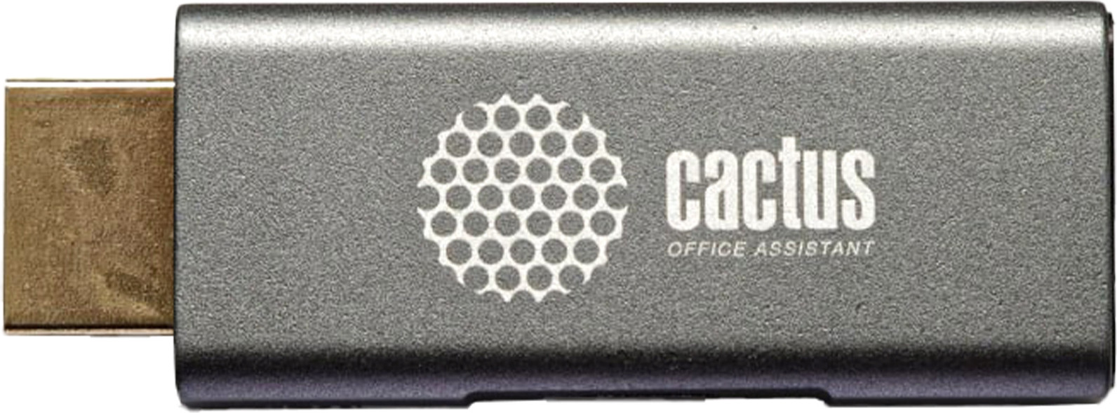 Адаптер Cactus CS-HDMI-DP-ADR (серый) — фото 2
