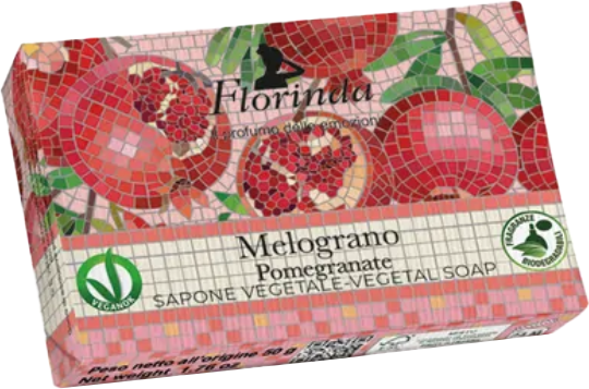 Мыло твердое Florinda Итальянская Мозаика Гранат (50г)