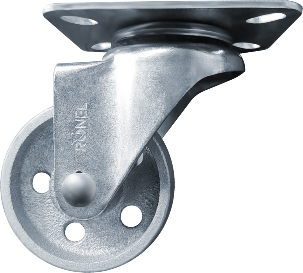 Опора колесная для тележки складской Ronel RL01 CSS 80